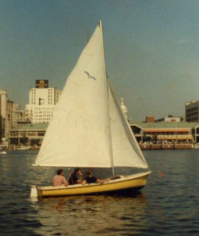 Windsprite Sailboat by Eugene Kelly