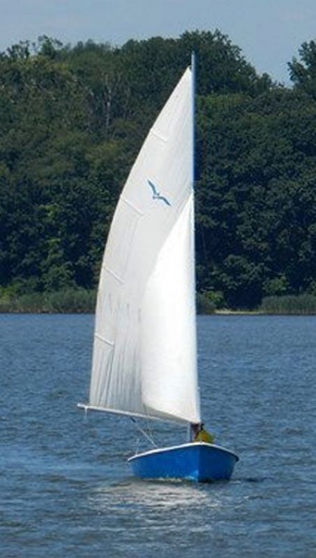 Windsprite Sailboat by Eugene Kelly
