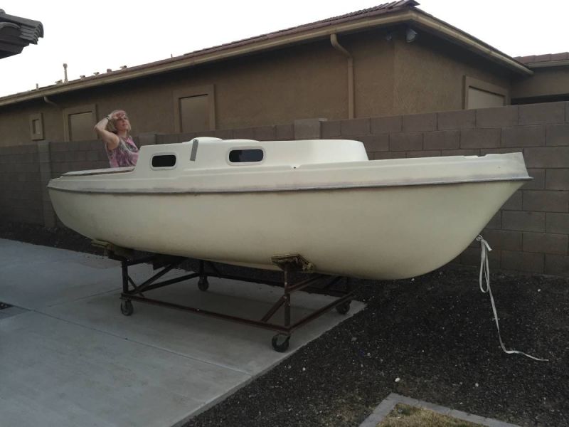 Mystery 17 Foot Sailboat by 