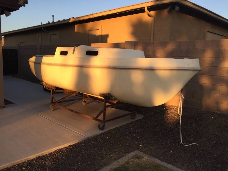 Mystery 17 Foot Sailboat by 