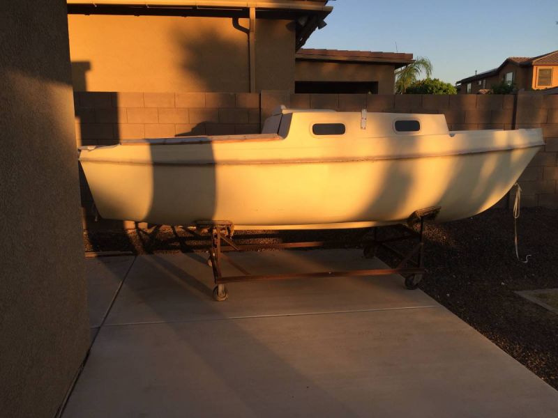 Mystery 17 Foot Sailboat by 