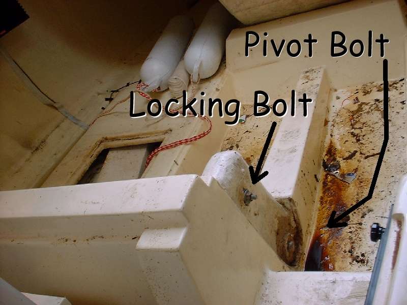 vagabond 17 keel locking and pivot bolt